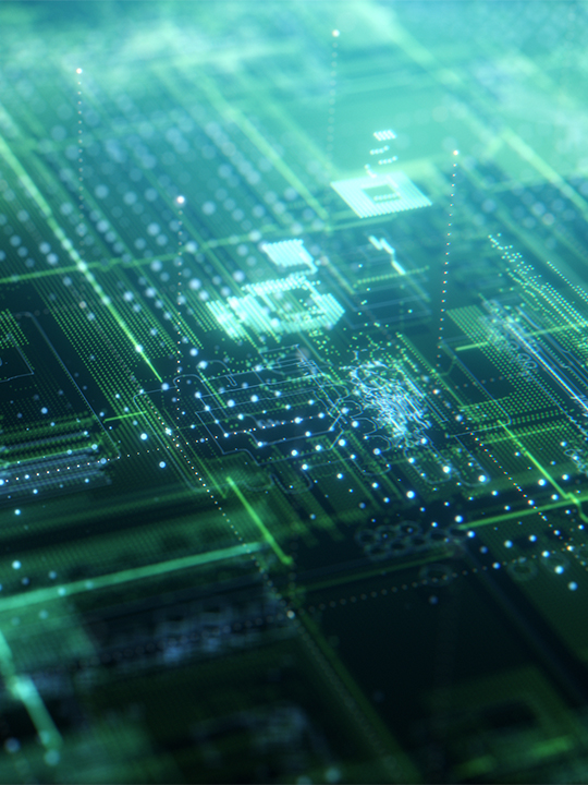 Generic Portrait 25 abstract tech image